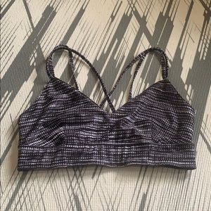 Joylab static print strappy sports bra
